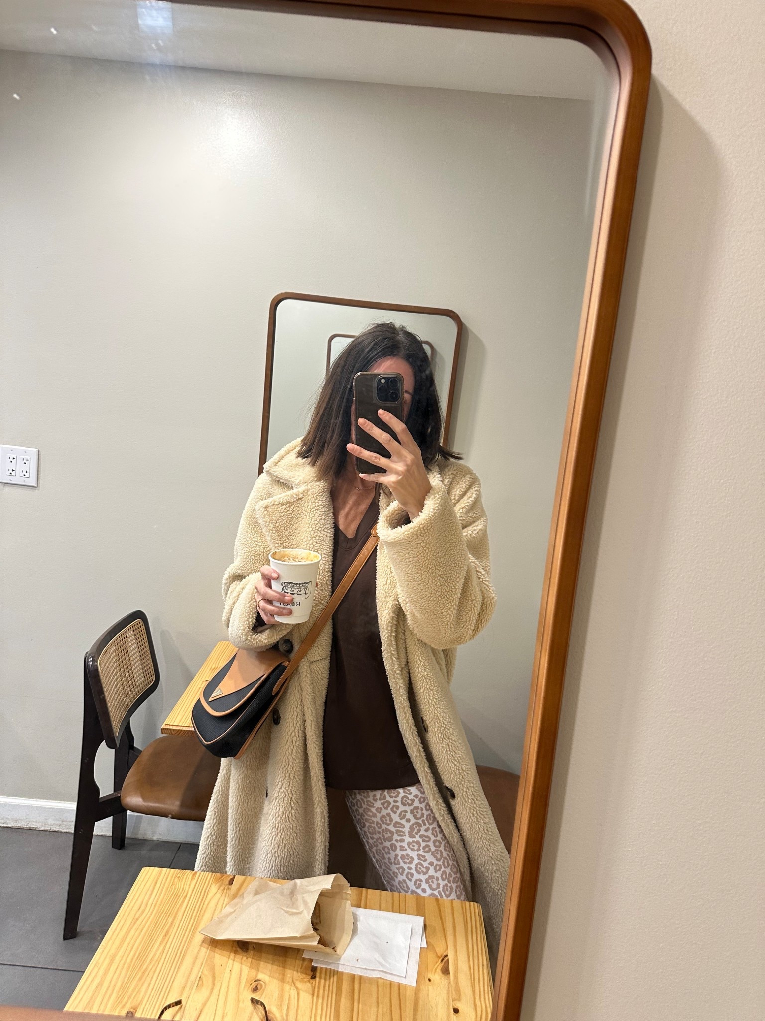 Coffee and 10k steps in the city! leggings are my own brand ( Sun Lovin’ Roots - set is $98) coat is old ( Revolve) bag is vintage YSL ( The Real Real) will link similar- and sweater is Spanx - linked below with similar 

#LTKTall #LTKActive #LTKOver40