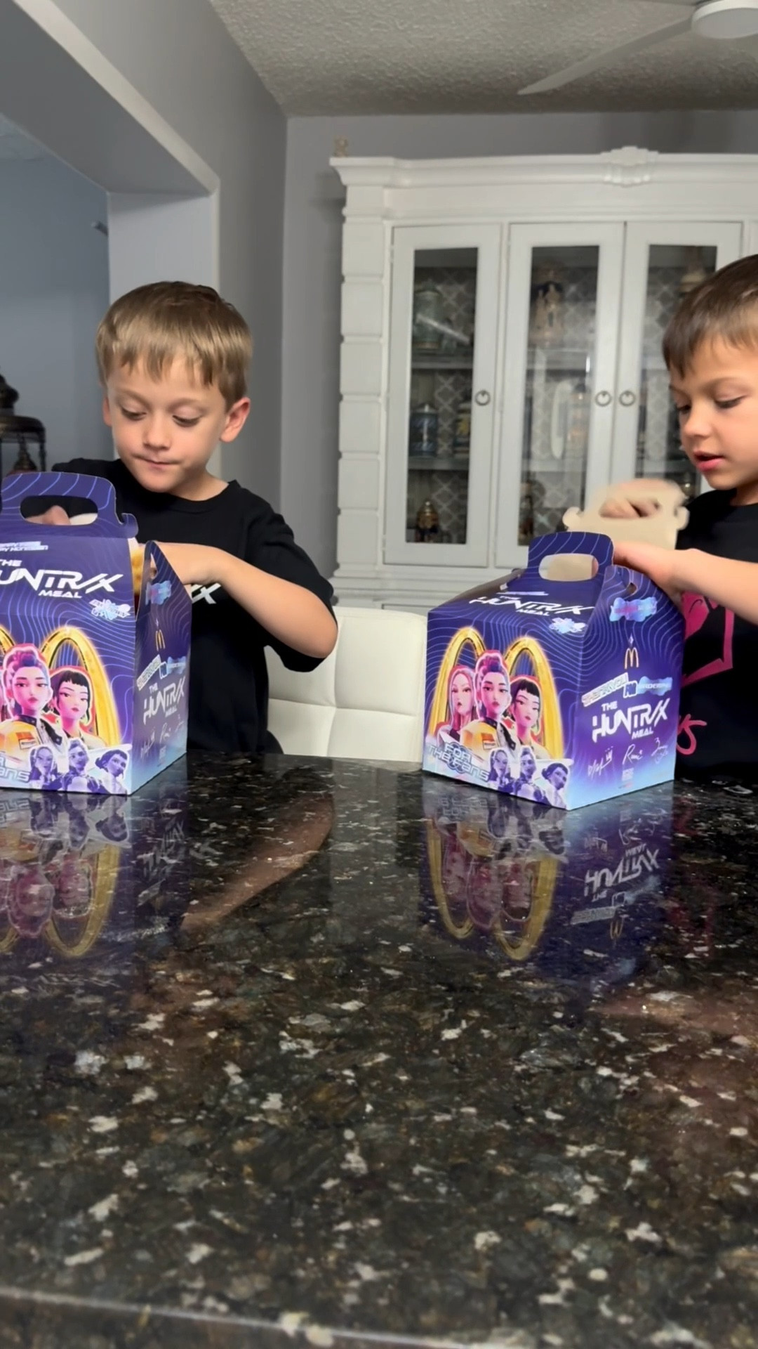 When your boys are obsessed with K-pop Demon Hunters, you *have* to make it a whole moment 😆🔥

Took them to McDonald’s to grab the Huntr/X meals and they could barely contain their excitement opening everything up to see what they got. The reactions were priceless 🥹

Of course, they had to go all in—rocking their Huntr/X and Saja Boys tees from Amazon like true fans 💥

Safe to say this was a core memory kind of day ❤️ 

#LTKdayinmylife #LTKKids #LTKmomlife