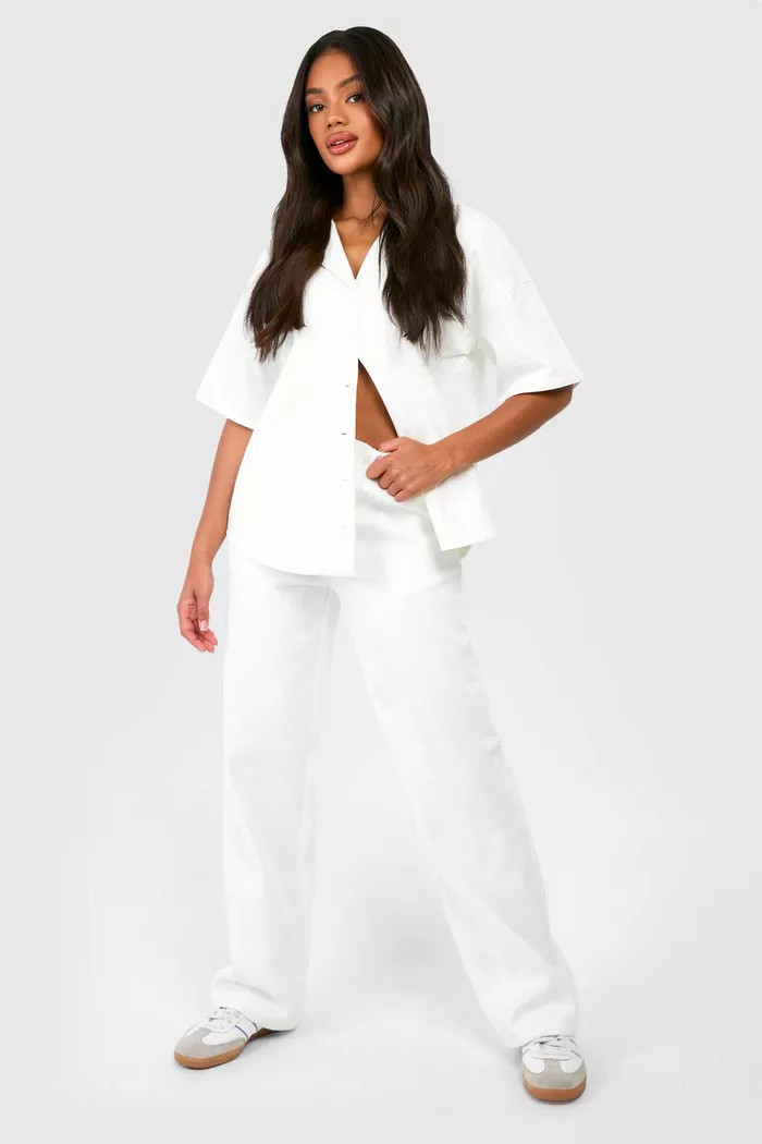 Elasticated Waist Baggy Relaxed Fit Boyfriend Jeans | Boohoo.com (UK & IE)