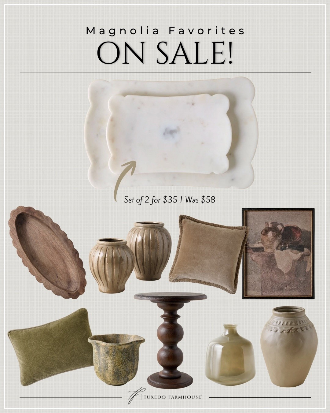 Sharing a few of my favorite Magnolia pieces that are currently on sale. Can you guess what I ordered?

#LTKSaleAlert #LTKHome #LTKSeasonal