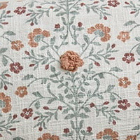 My Texas House 14" x 24" Fara Multicolor Floral Oblong Cotton Decorative Pillow | Walmart (US)