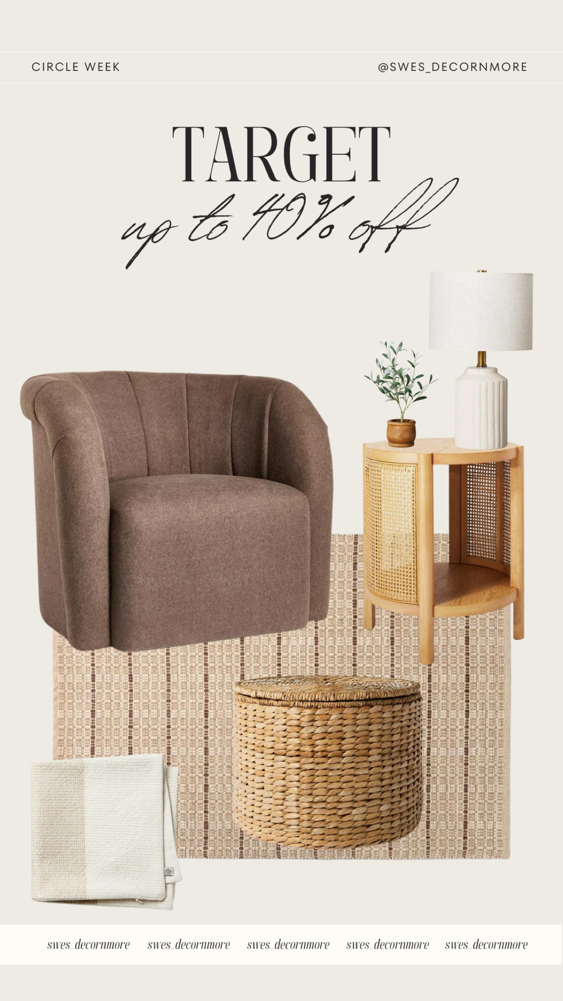 Up to 40% off on Target house wears for Circle Members! 

#LTKSaleAlert #LTKSummerSales #LTKHome