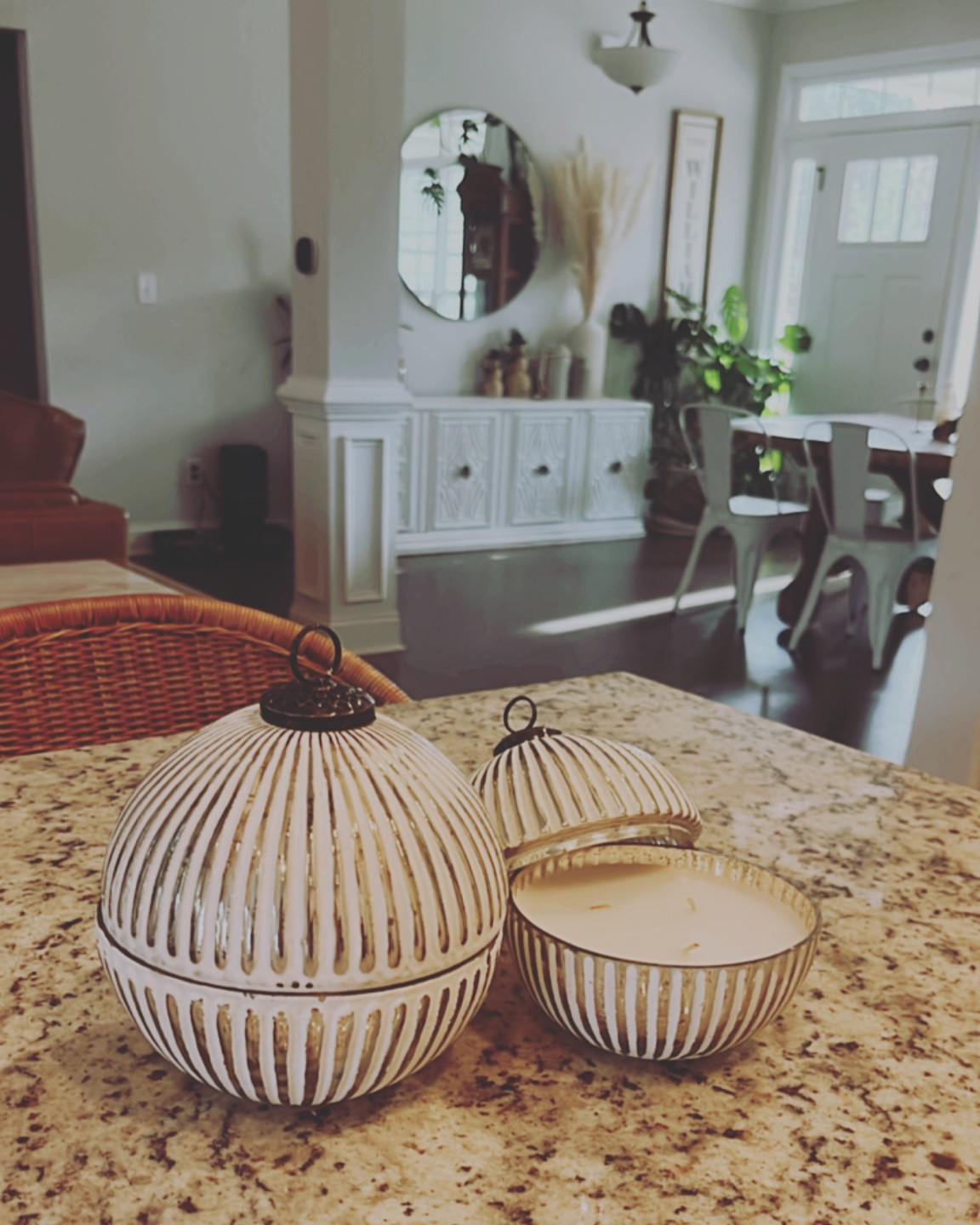 Loving these gorgeous glass ornament candles 

#LTKHoliday #LTKhome #LTKstyletip