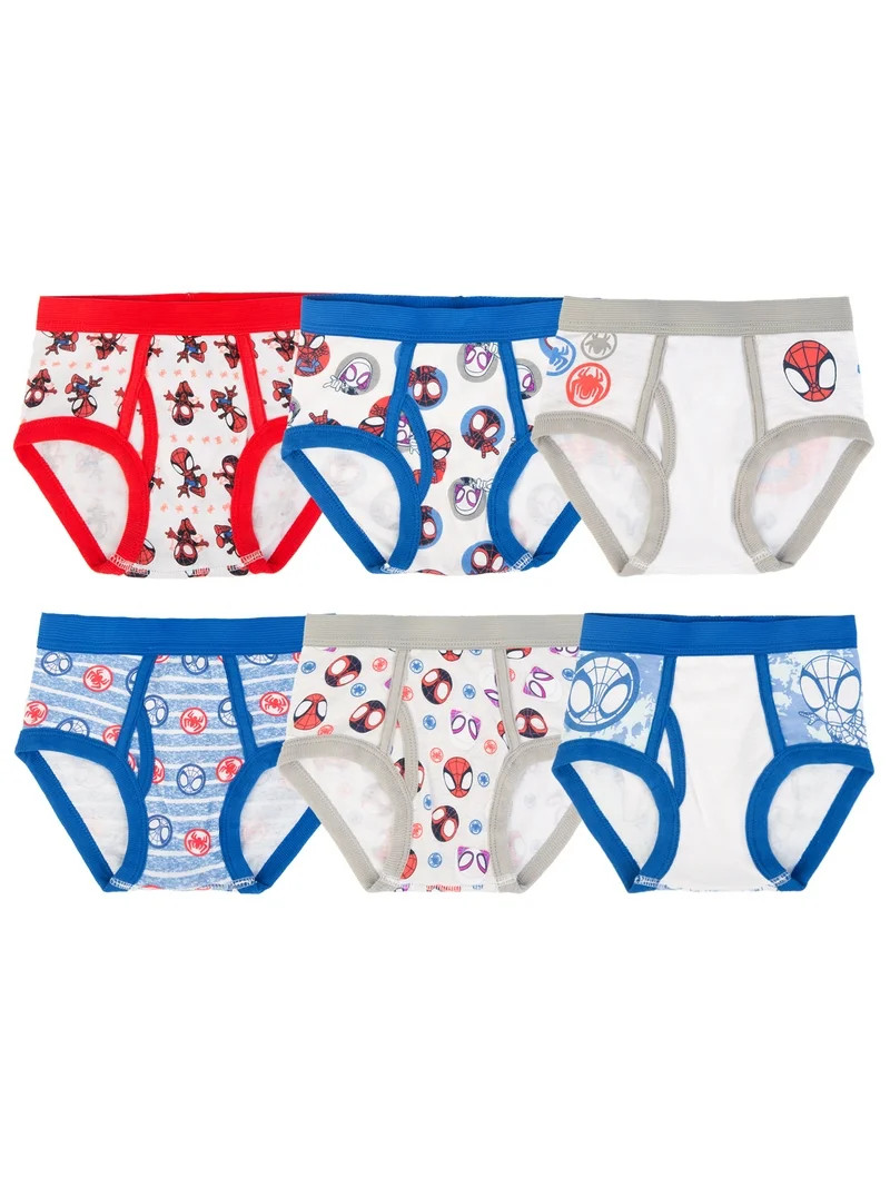 Character Toddler Boy Briefs, 6- Pack, Sizes 2T-4T | Walmart (US)