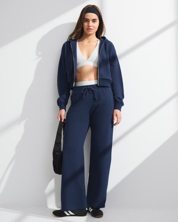 YPB On The Go Wide Leg Pant | Abercrombie & Fitch (US)