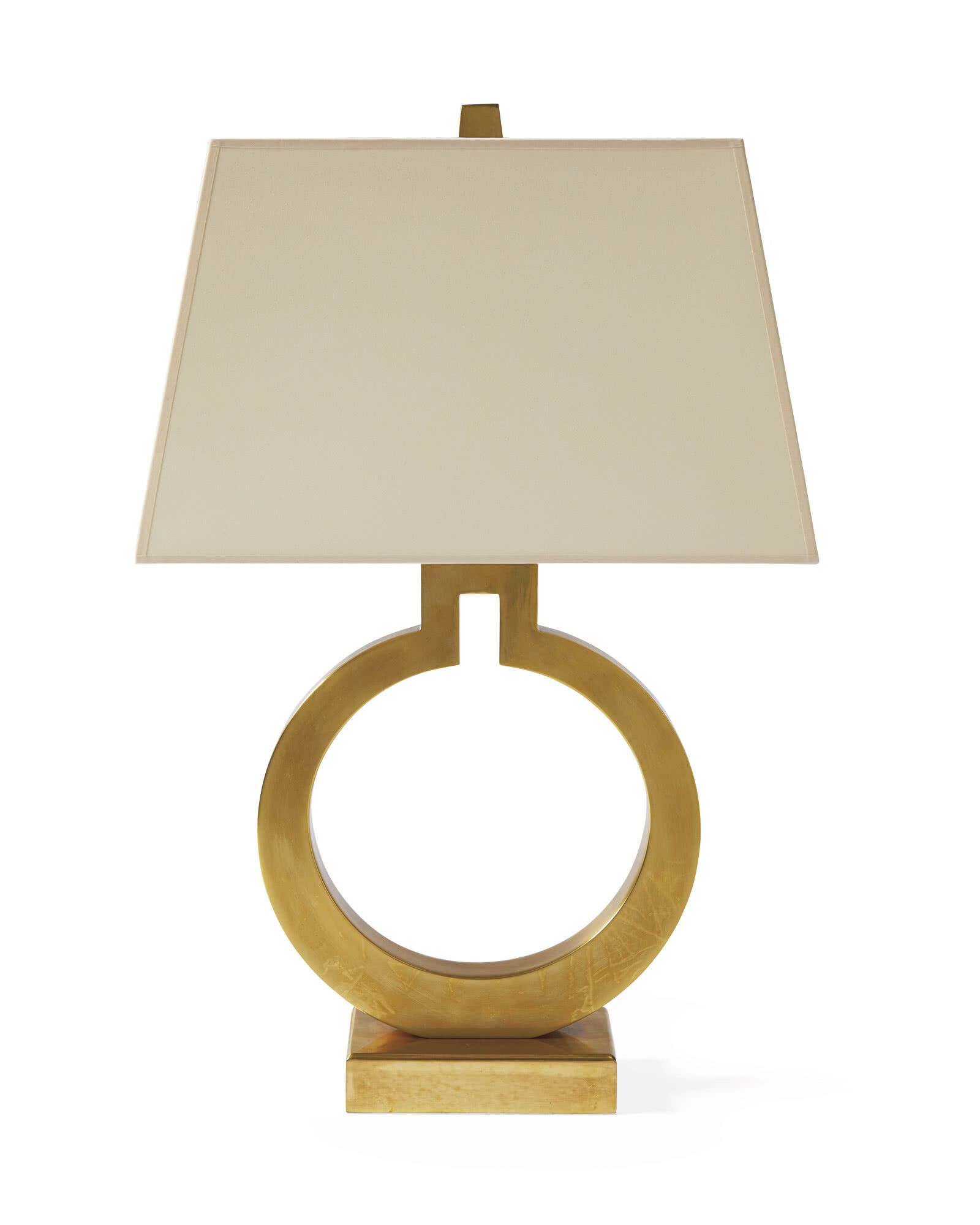 Brass Ring Table Lamp | Serena and Lily