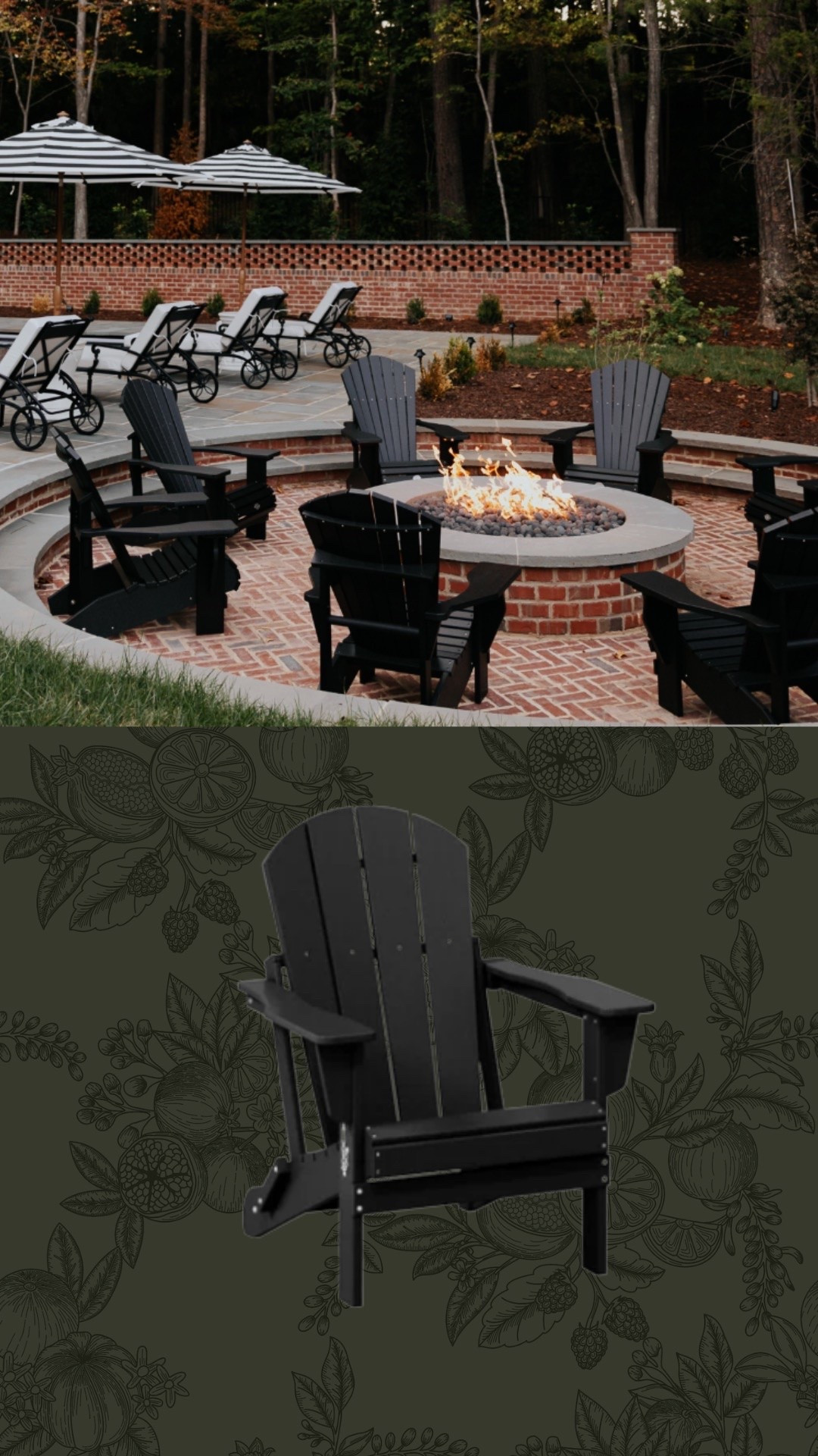 A Great double take for our Adirondack’s in the backyard! And the price is under $100 per chair!!