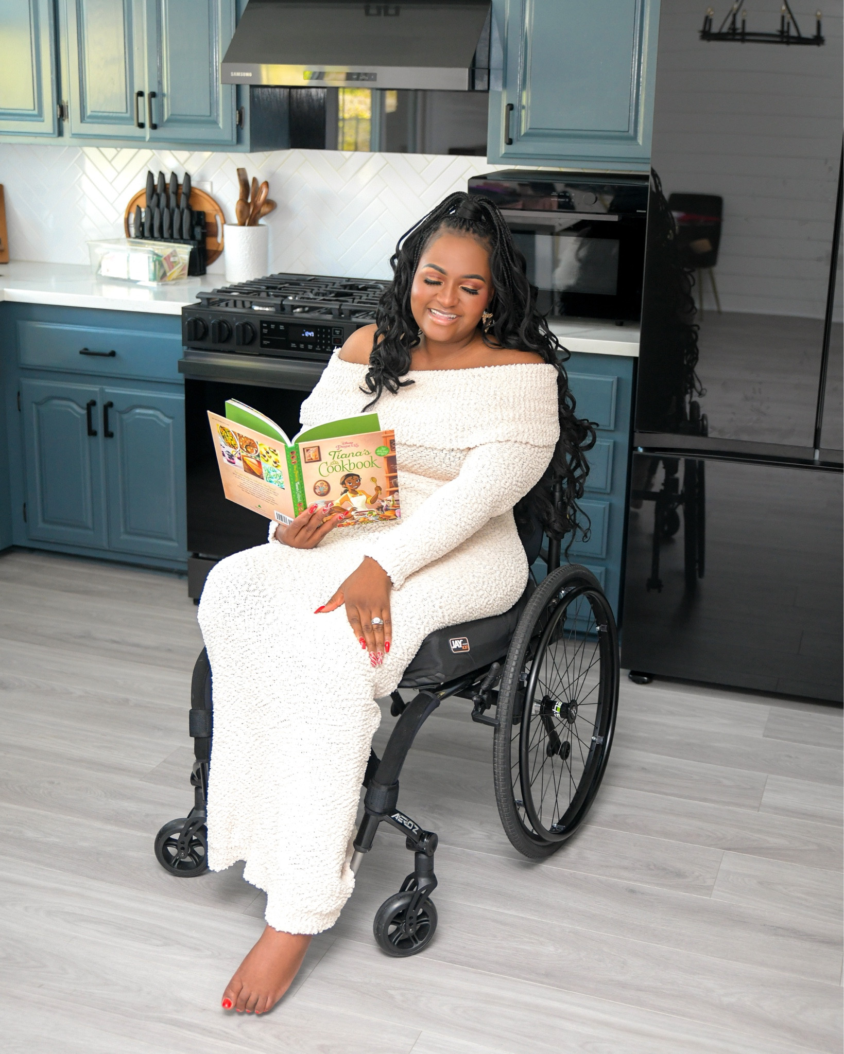 jluxlabel Cozy knit dress+ Disney princess Tiana's cookbook.

#LTKSeasonal #LTKPlusSize #LTKHome