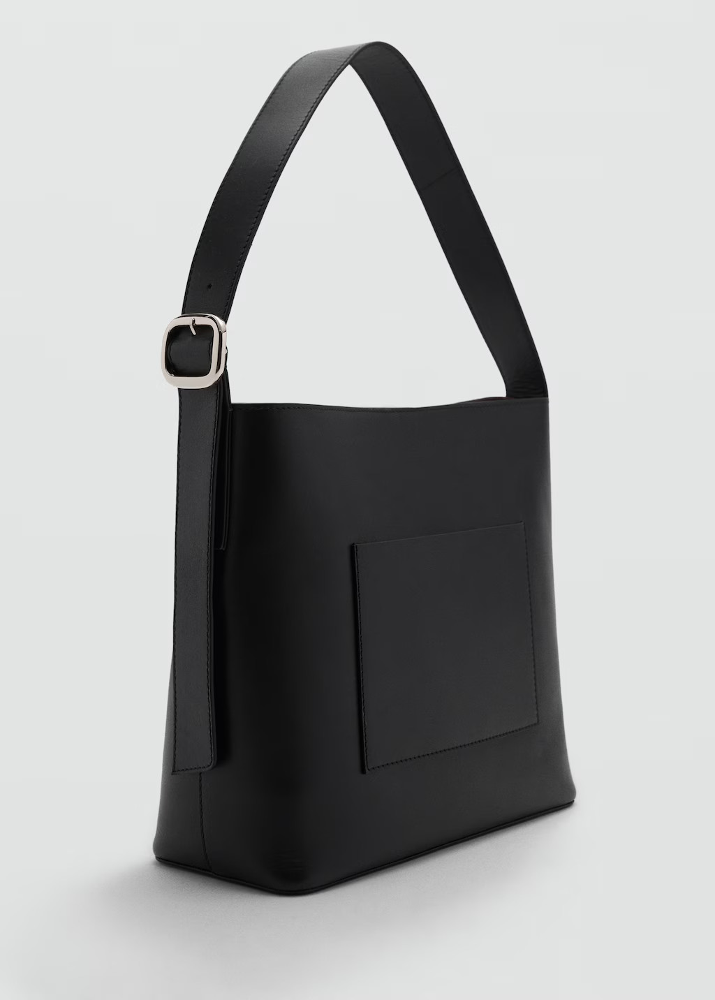 Leather shopper bag - Women | MANGO United Kingdom | MANGO (UK)