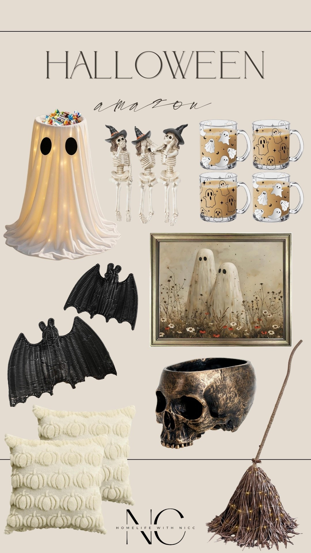 Calling all Halloween fans! Amazon has some adorable Halloween decor right now! You can still keep the look elevated while adding some fun  spooky vibes!!  

#LTKHalloween #LTKSeasonal #LTKHome