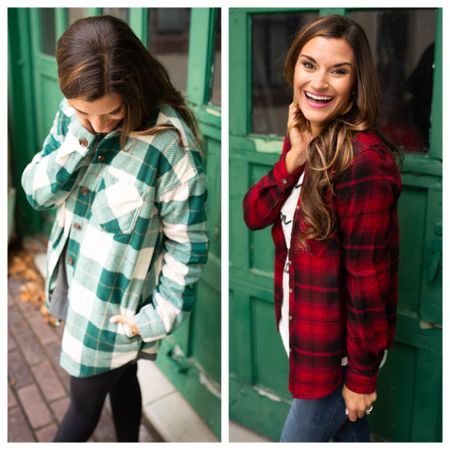 How to style a plaid top - all tts. Wearing a small in each piece  

#LTKunder100 #LTKSeasonal #LTKunder50