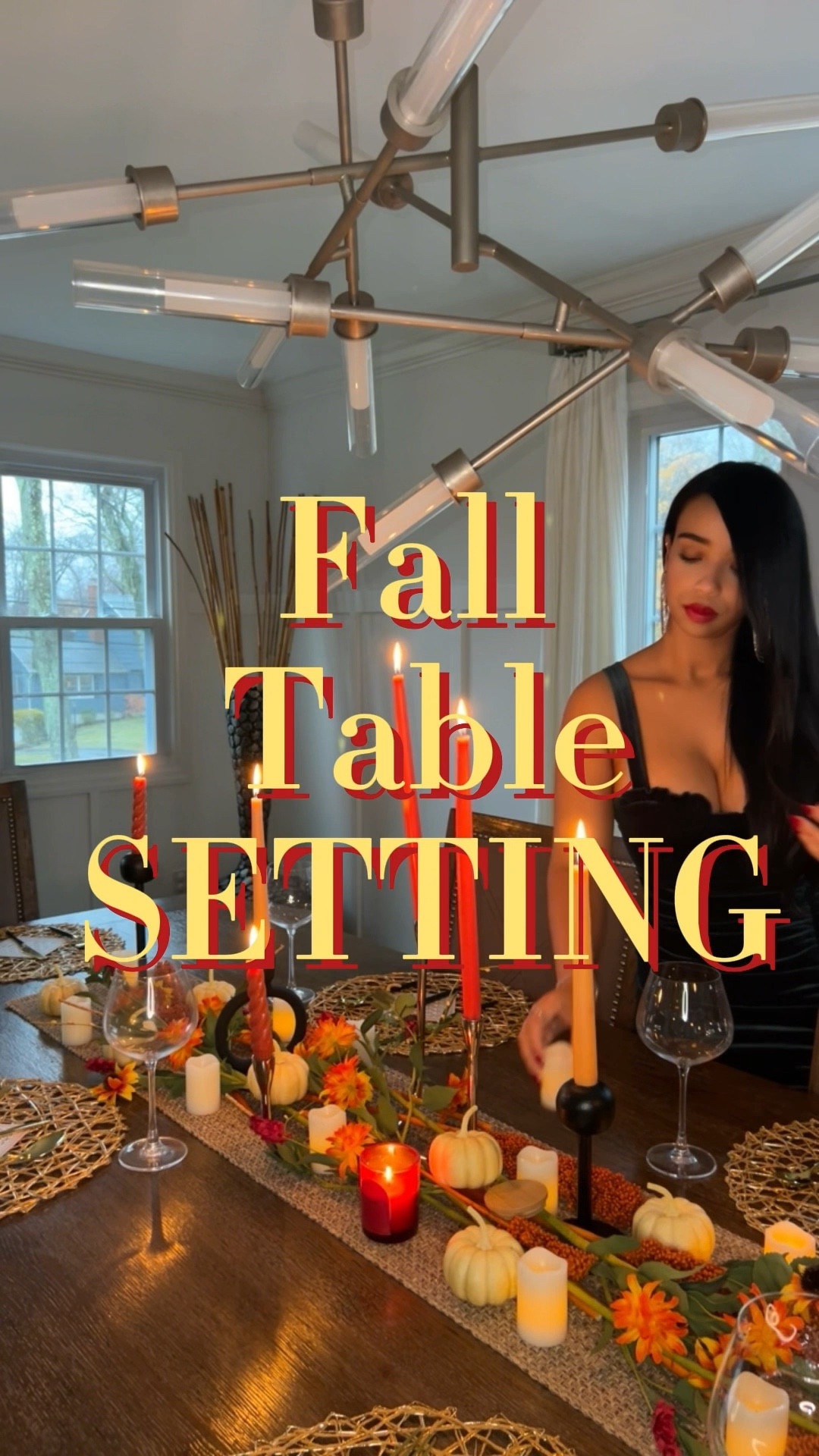 Everything you need to make a statement on your table this season (or any season). Candles, lighters, candle holders, pumpkins, decorative branches, faux branches, utensils, table setting. Seasonal table setting, fall table setting  #LTKFallSale

#LTKStyleTip #LTKHome #LTKU
