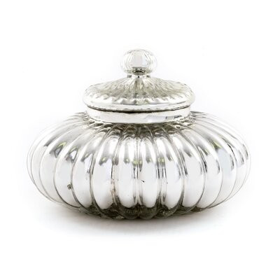 Silver Glass Jar | Wayfair North America