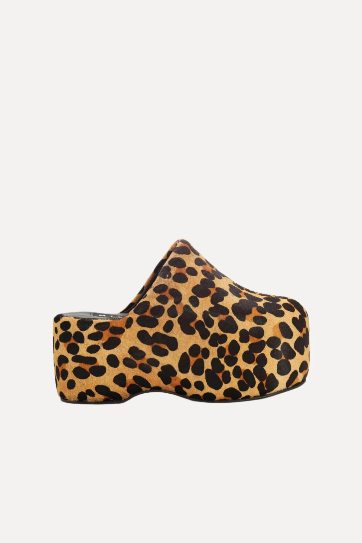 Haircalf
           Platform Bubble Clog in Cheetah Scramble | Simon Miller