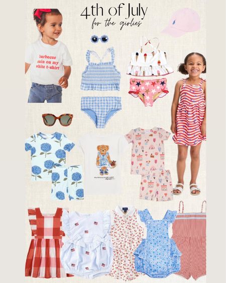 4th of July outfits for toddler + little girls // red white & blue // nautical // Americana // swim // dress // sets // stars & stripes // summer 

#LTKkids #LTKswim #LTKFind