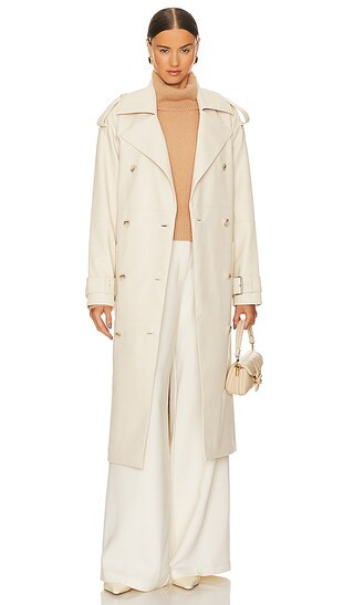 Solene Coat in Buttercream | Revolve Clothing (Global)