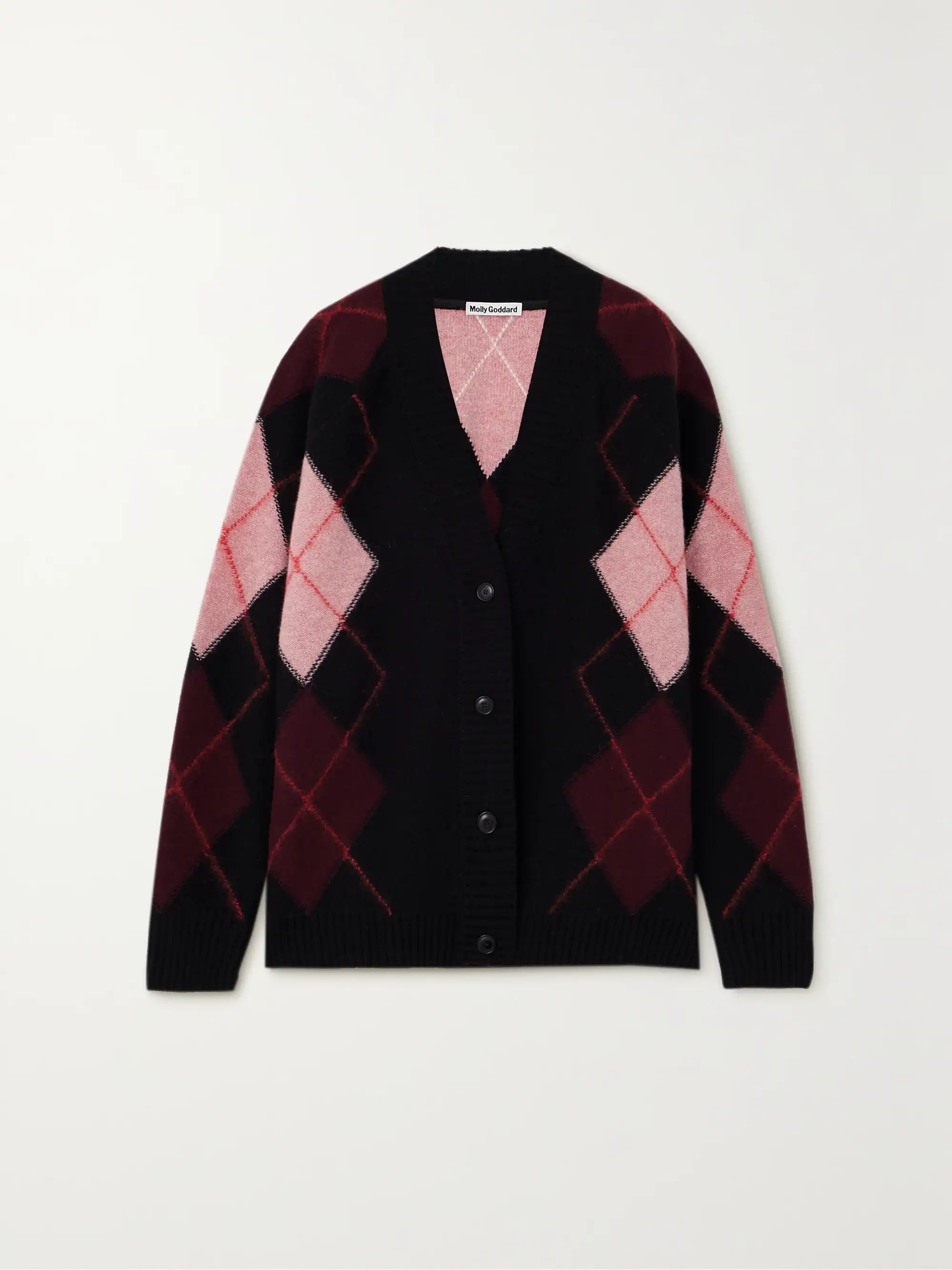 Maddie argyle wool and mohair-blend cardigan | NET-A-PORTER (UK & EU)