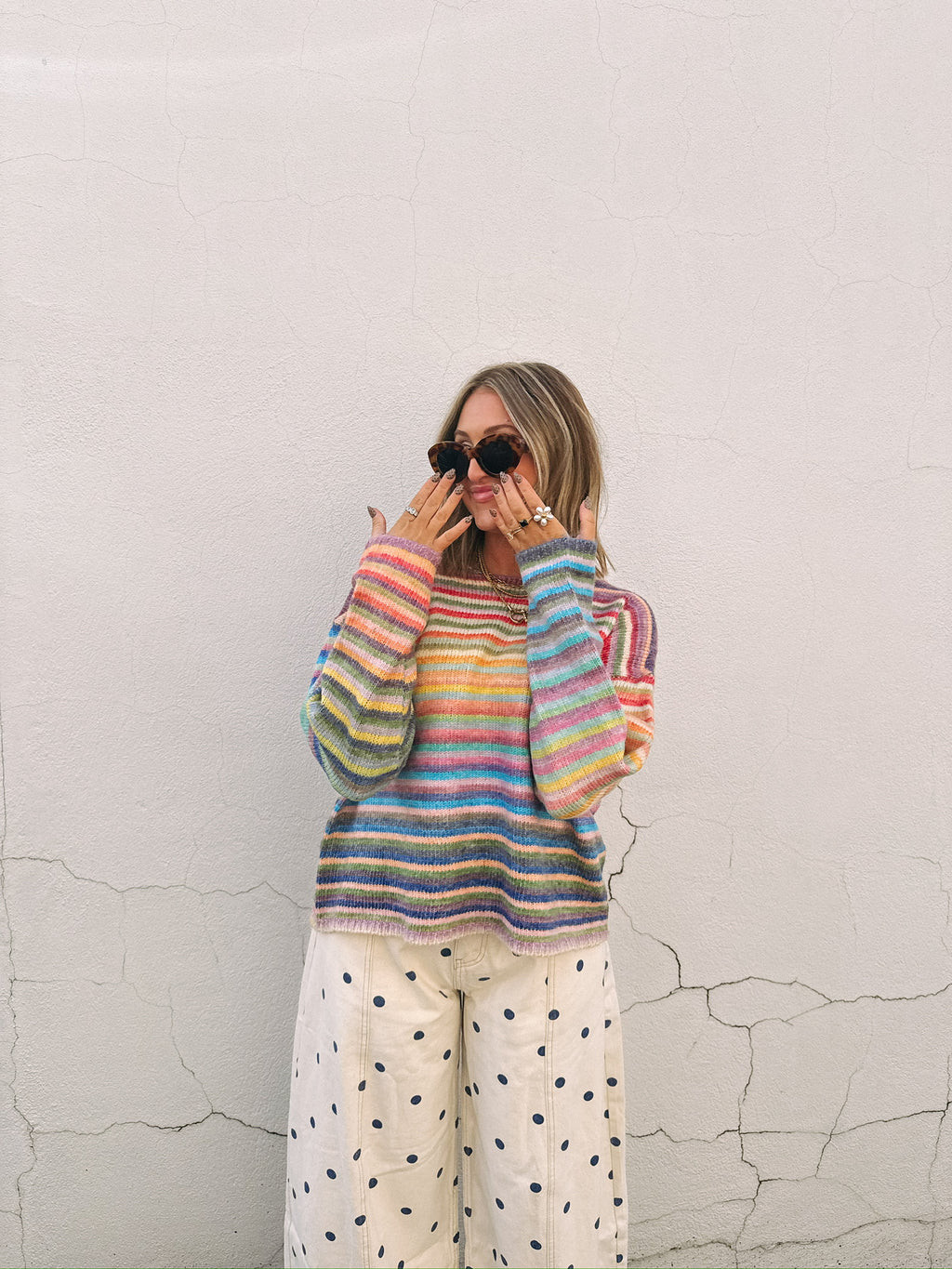 rainbowland sweater | Etta+East