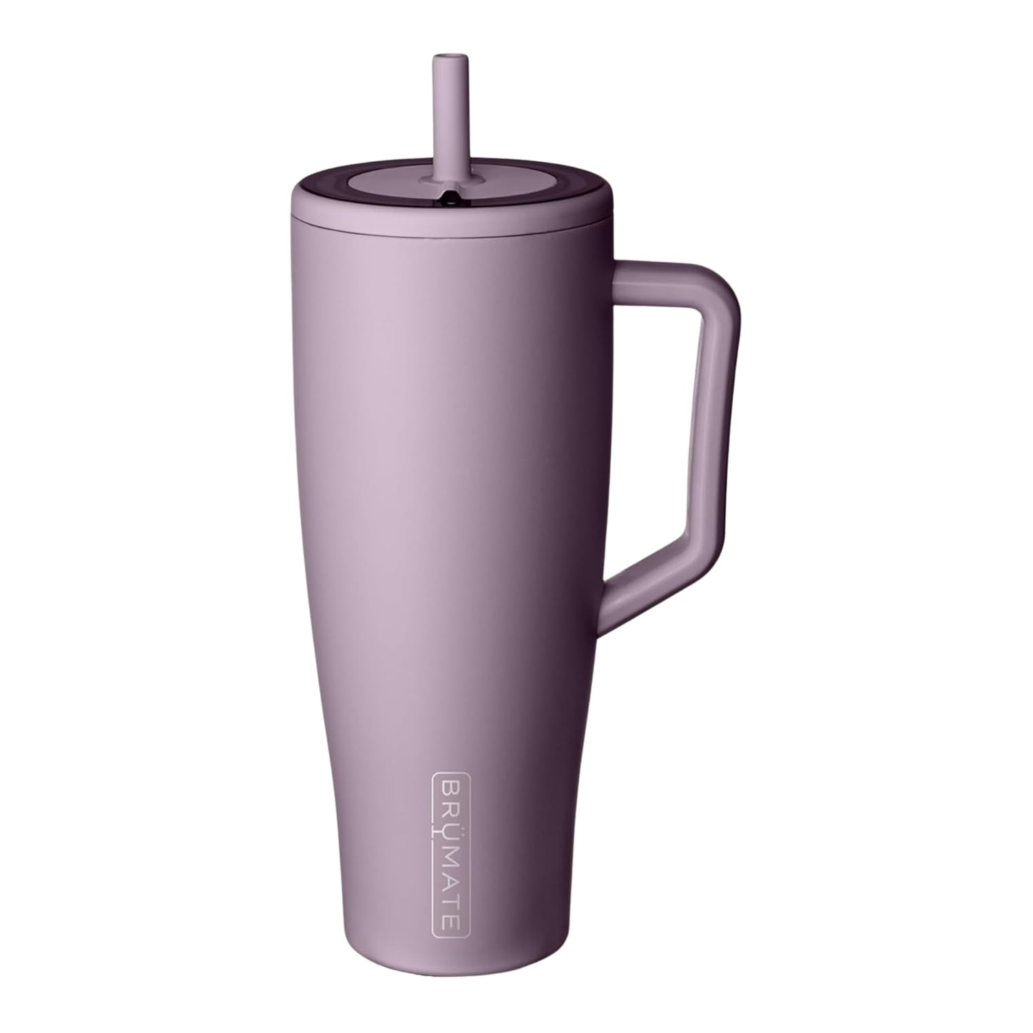 BrüMate Era 40 oz Tumbler with Handle and Straw | 100% Leakproof Insulated Water Bottle Tumbler with Lid and Flexible SoftSip Straw | Made of Stainless Steel | Cup Holder Friendly | 40oz (Lilac Dusk) | Amazon (US)