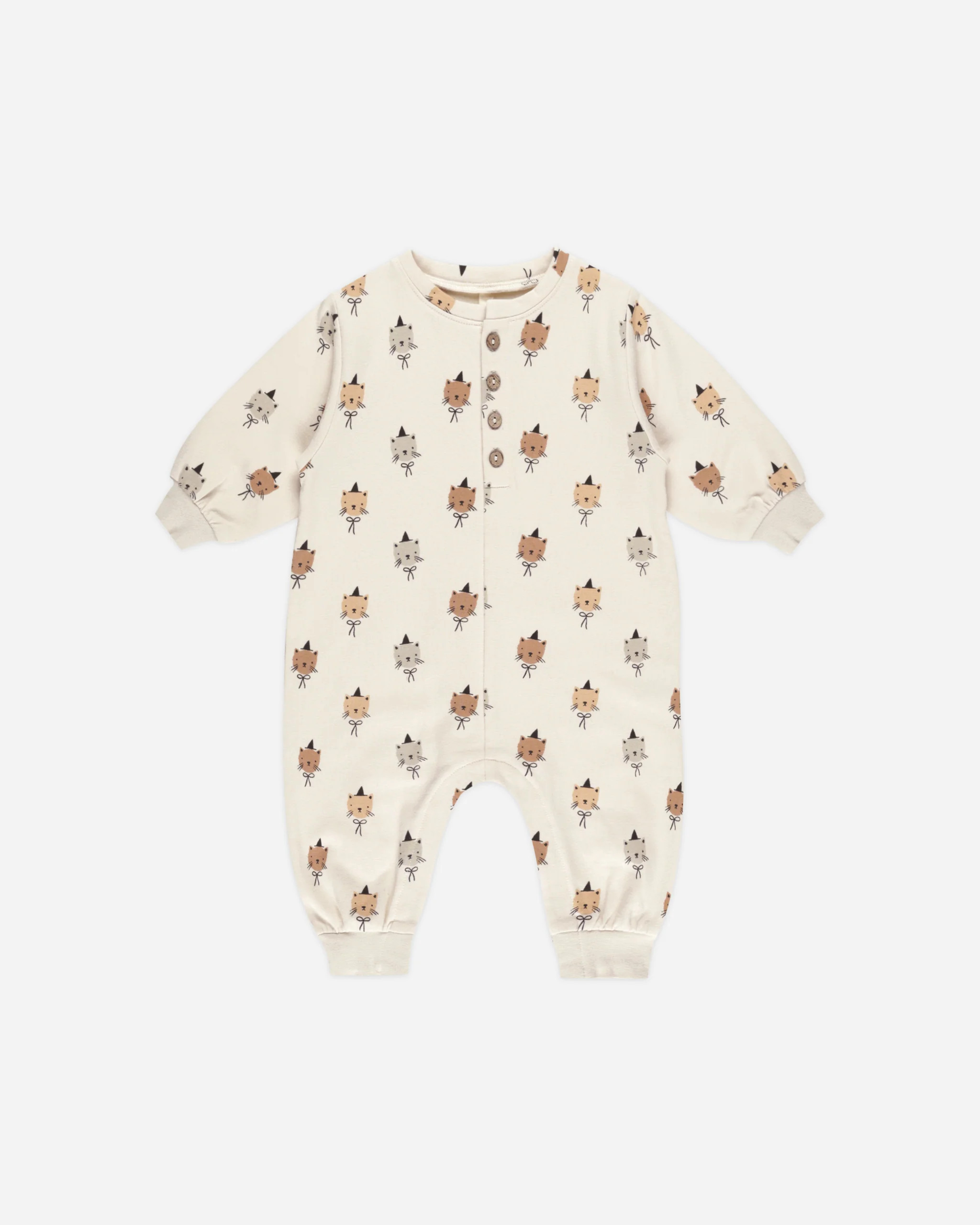 Relaxed Fleece Jumpsuit || Cats | Rylee + Cru