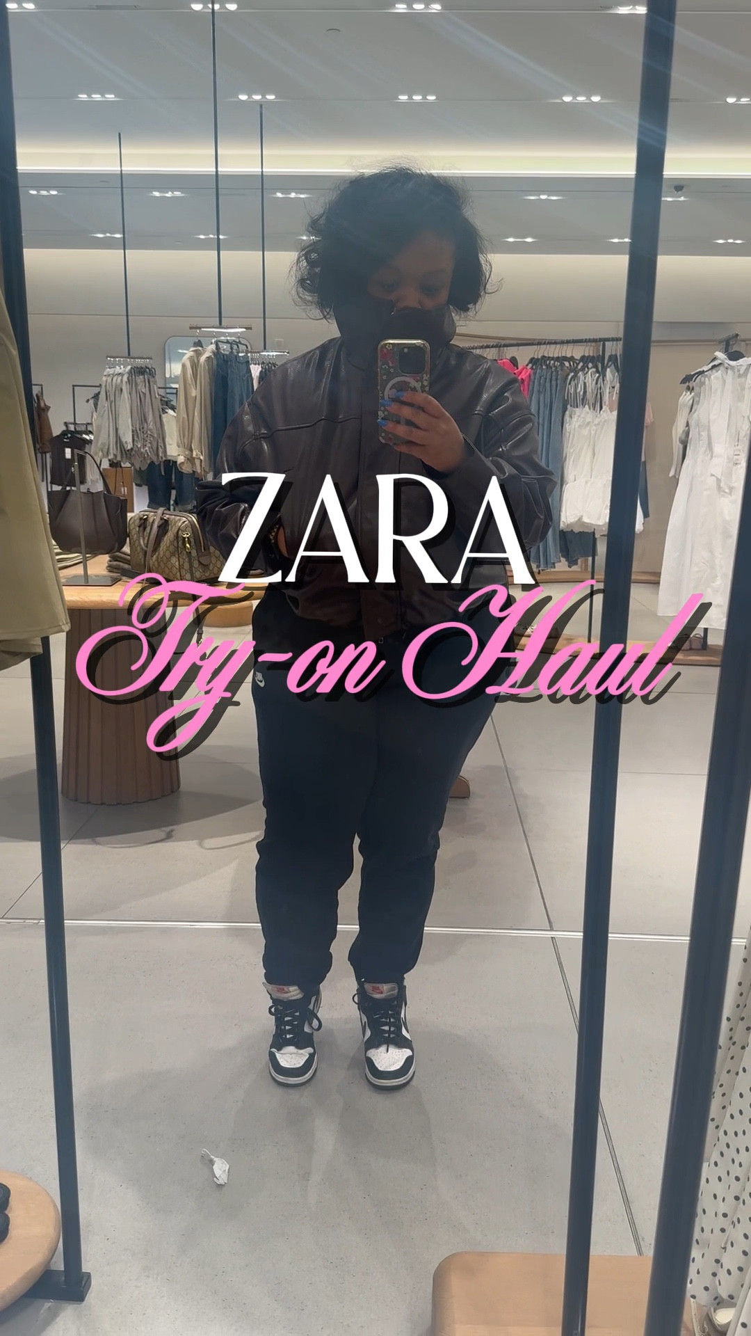 Although it's Spring, it still can get cool at night. Light Outerwear is still needed. I found a few options.  I remember a time where I couldn't wear anything but a 2x out of Zara, now look at me trying on XL
AND Larges. 👏🏾👏🏾👏🏾