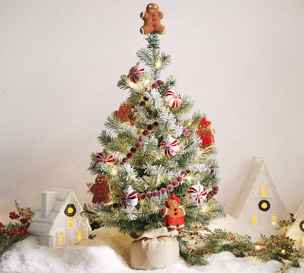 Gingerbread One and Done Mini Tree | Pottery Barn (US)