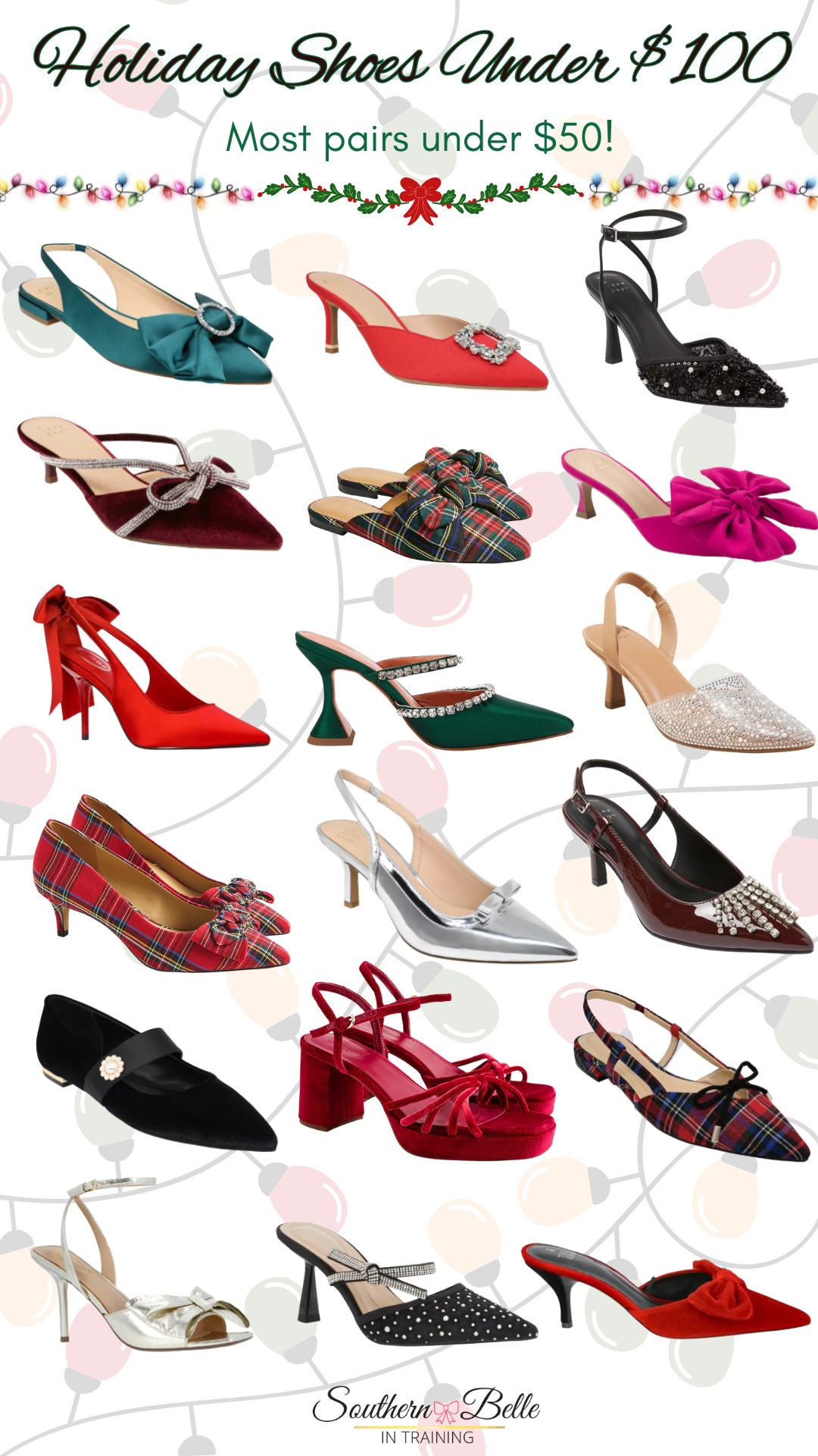 Affordable Holiday Shoes || Holiday Style || Holiday Under $100 || Holiday Party Outfit  

 #LTKHoliday #LTKSeasonal #LTKFindsUnder100