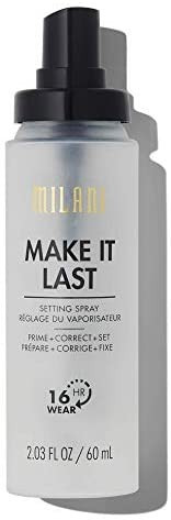 Milani Make It Last 3-in-1 Setting Spray and Primer- Prime + Correct + Set (2.03 Fl. Oz.) Makeup ... | Amazon (US)