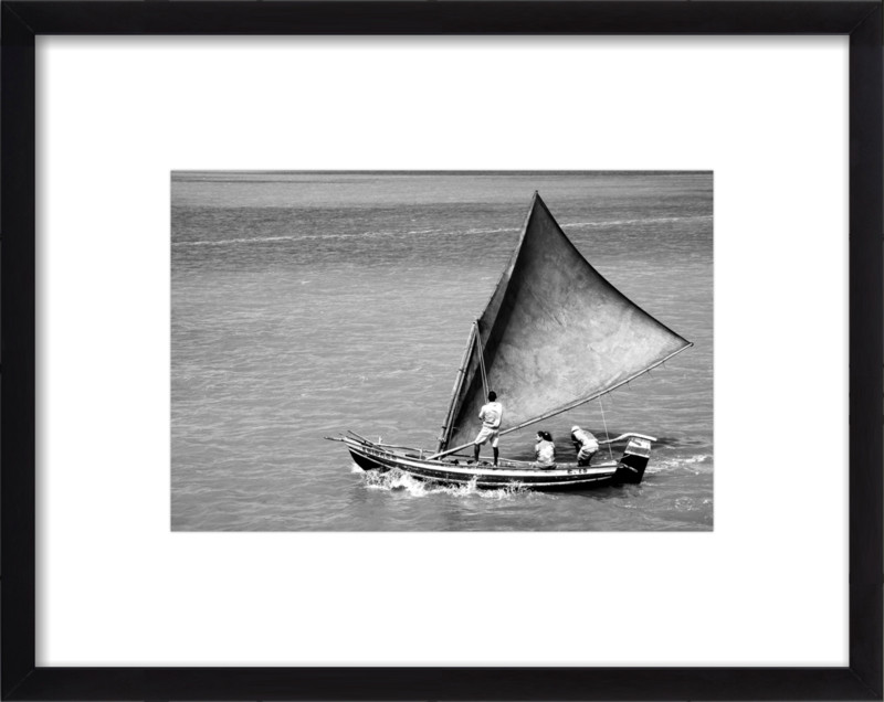 Sailboat no. 1 BW | Artfully Walls