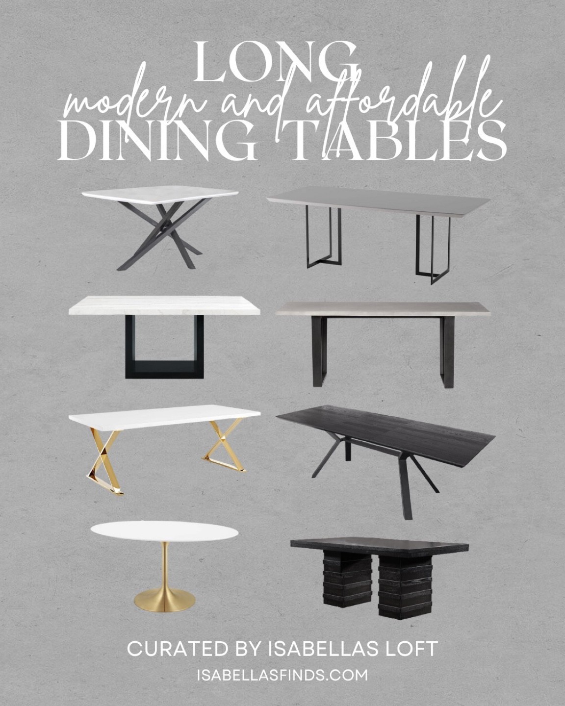 Long Dining Tables 

Media Console, Living Home Furniture, Bedroom Furniture, stand, cane bed, cane furniture, floor mirror, arched mirror, cabinet, home decor, modern decor, mid century modern, kitchen pendant lighting, unique lighting, Console Table, Restoration Hardware Inspired, ceiling lighting, black light, brass decor, black furniture, modern glam, entryway, living room, kitchen, bar stools, throw pillows, wall decor, accent chair, dining room, home decor, rug, coffee table 

#LTKstyletip #LTKsalealert #LTKhome