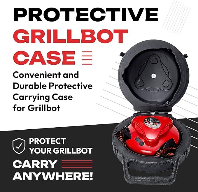 Grillbot Automatic Grill Cleaning Robot (Red Grillbot + Carry Case, Grillbot Bundle) | Amazon (US)