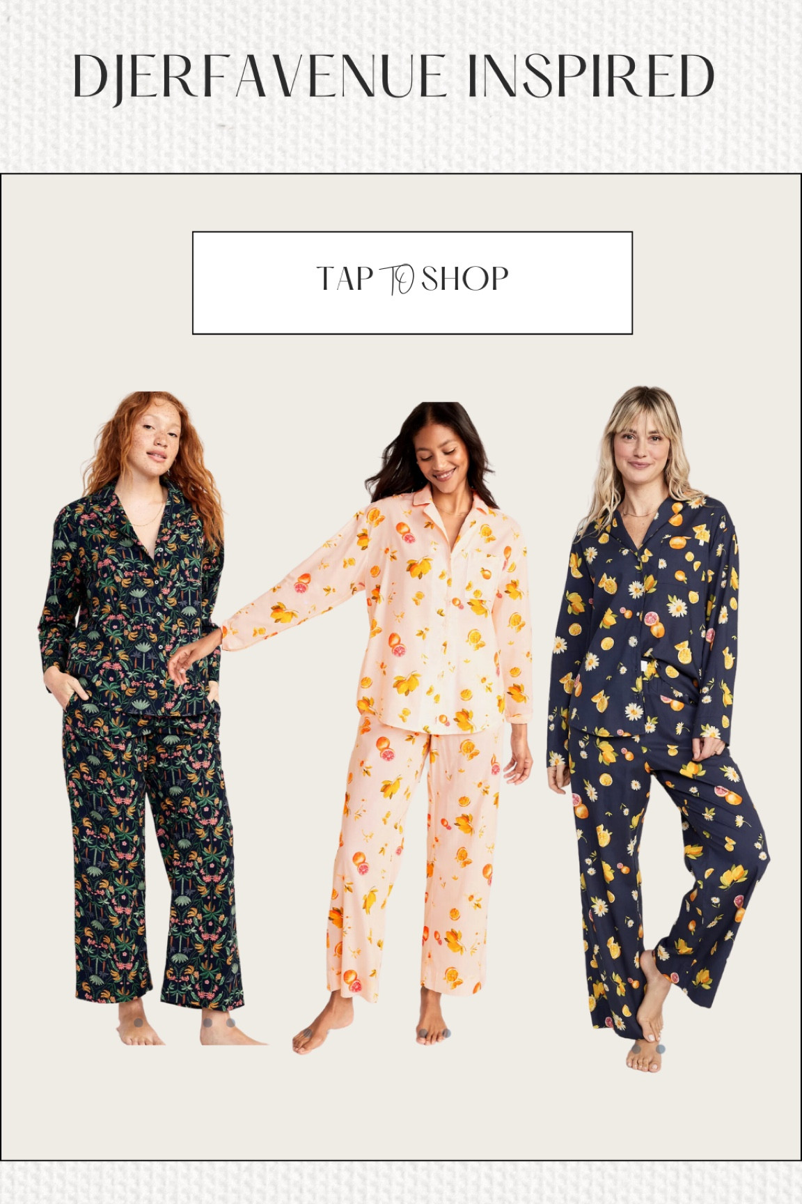Oversized Printed Poplin Pajama … curated on LTK