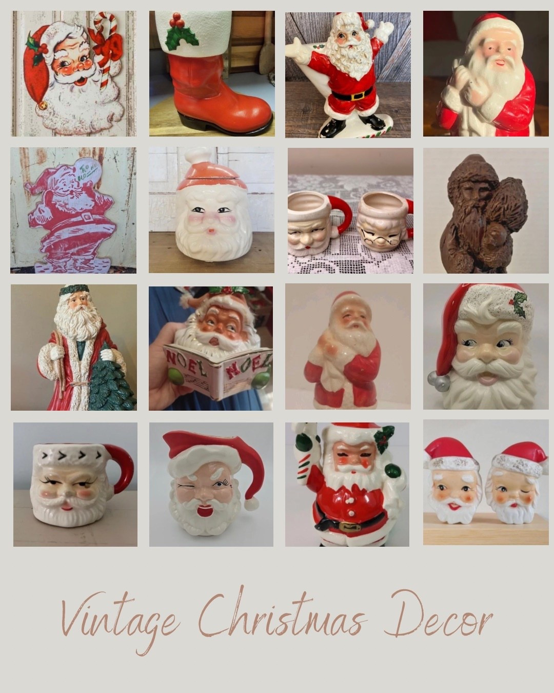 I just love anything vintage and when you add Christmas in there well oh my gosh it is just the best!!! These are vintage and they typically don’t last long! 


#militarywife #farmhousechristmas #vintagechristmas #santamugs #vintagesanta

#LTKSeasonal #LTKGiftGuide #LTKHoliday