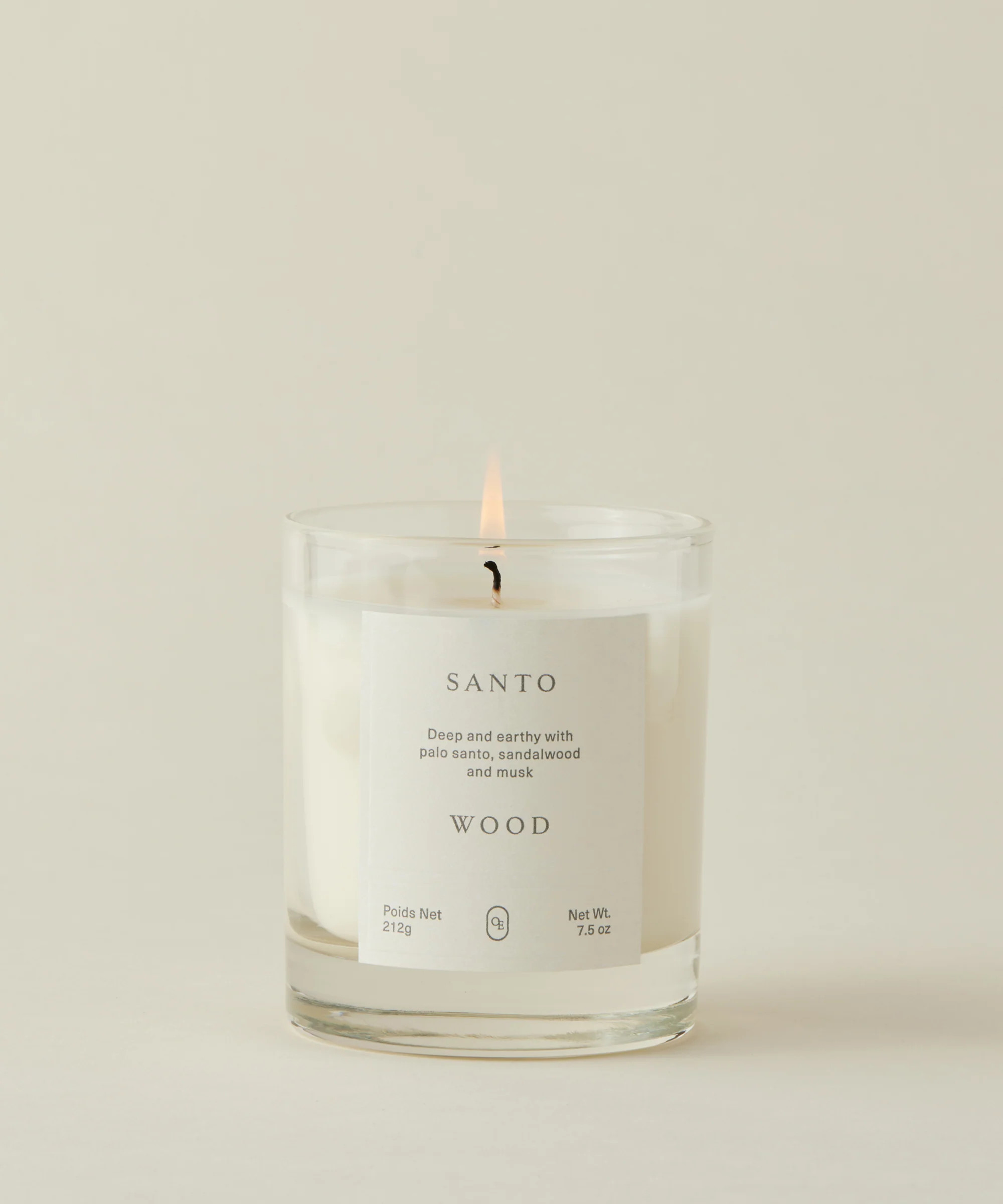 Santo Wood Candle | Oak Essentials