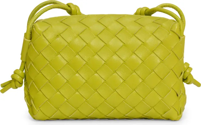 Small Intrecciato Leather Crossbody Bag | Nordstrom