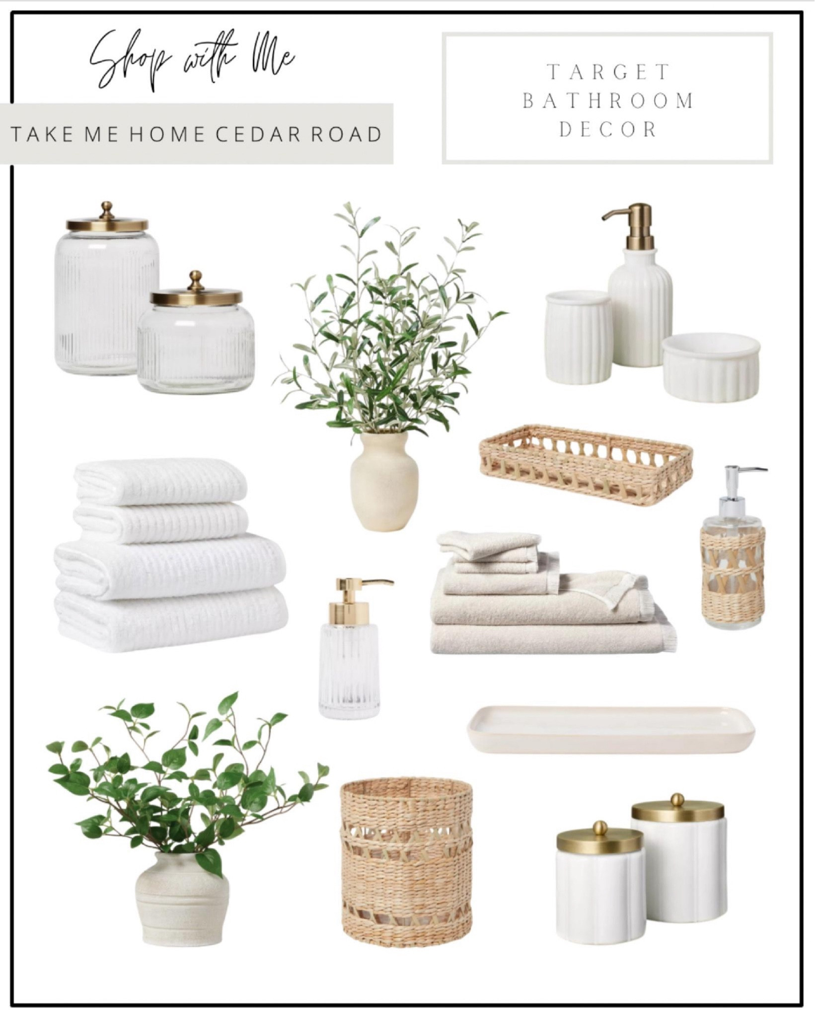 Target Circle week - 30% off so many of these bathroom decor items!!!

Bathroom decor, bathroom accessories, towels, neutral towels, faux greenery 

#LTKSaleAlert #LTKHome #LTKxTarget