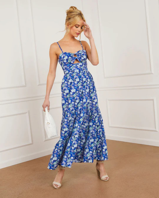 Kacey Sweetheart Tiered Midi Dress | VICI