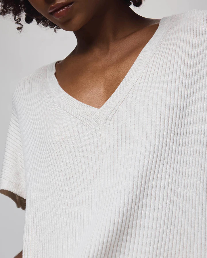 Georgie Cashblend Short Sleeve Sweater | Splendid | Splendid