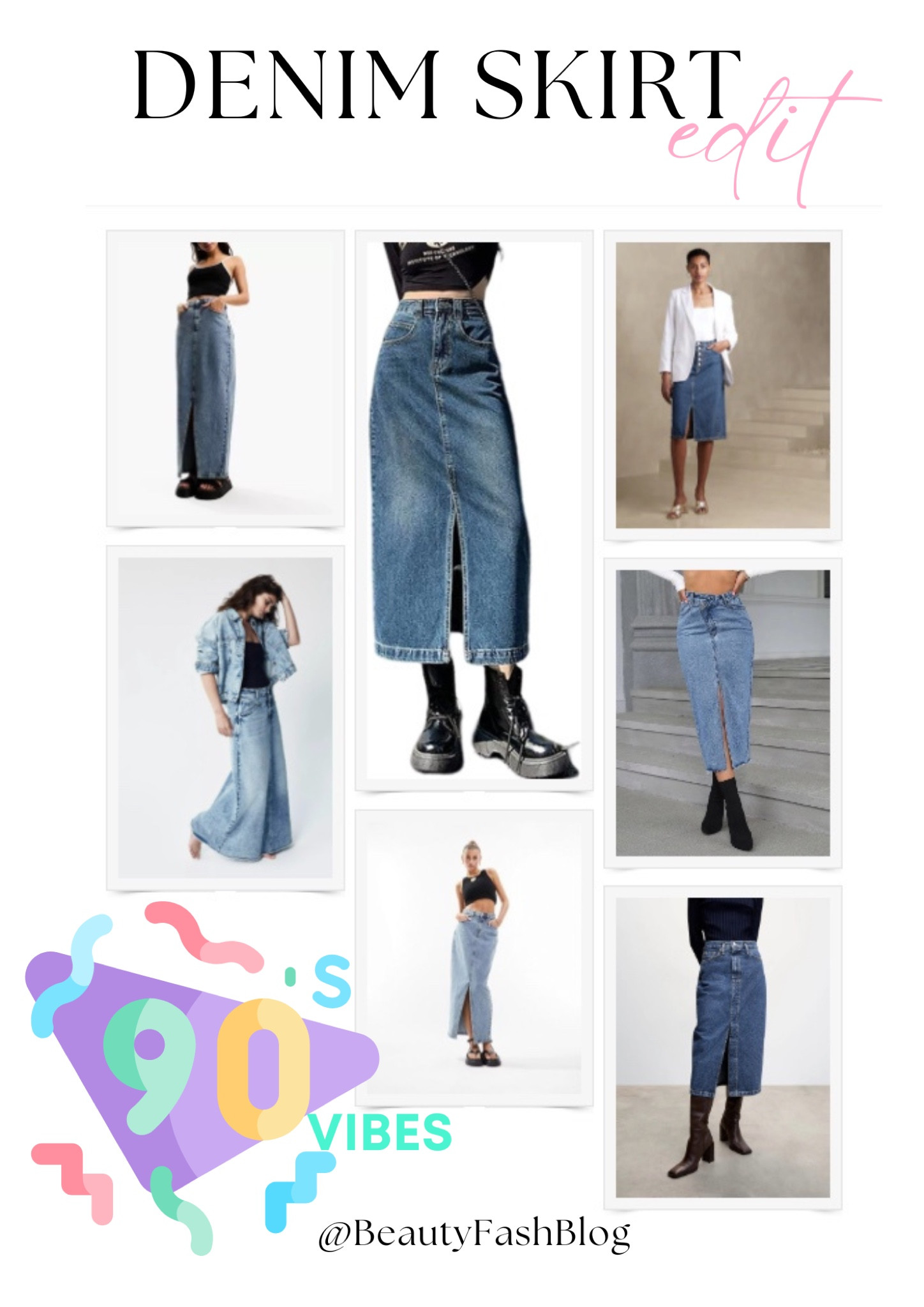 Come As You Are long flared denim skirt, Free People, Women's Denim Skirts, Summer