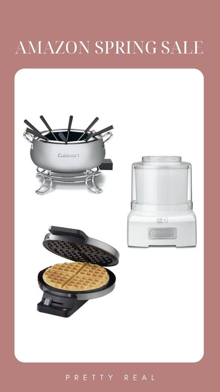 Be a fun mom ;) snag these kitchen appliances on sale- fondue, waffles, and ice cream maker 

#LTKhome #LTKsalealert