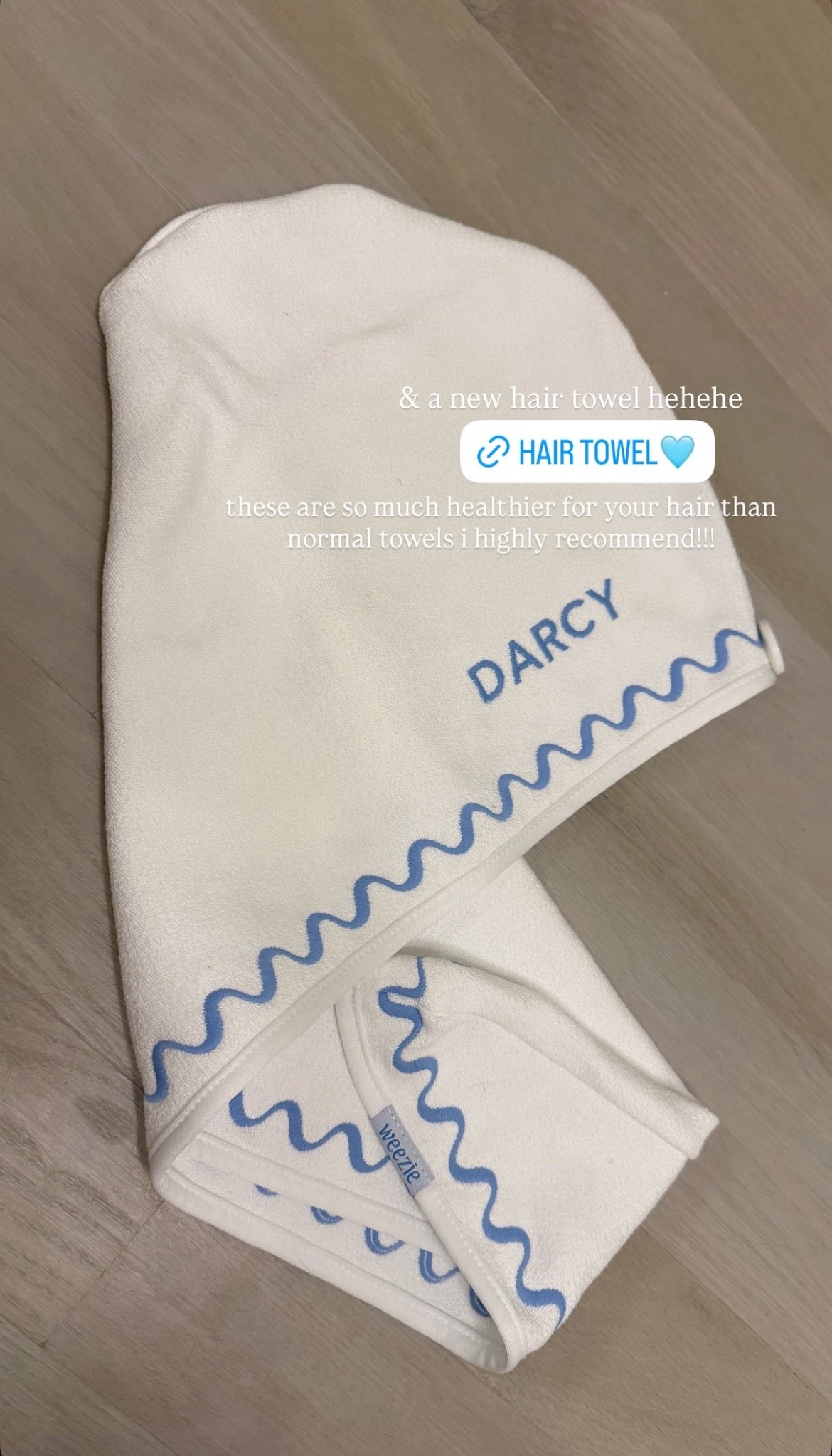 Also got a new custom hair towel! These are the BEST to use on wet hair. So much healthier. I highly recommend. 

#LTKBeauty #LTKGiftGuide #LTKHoliday