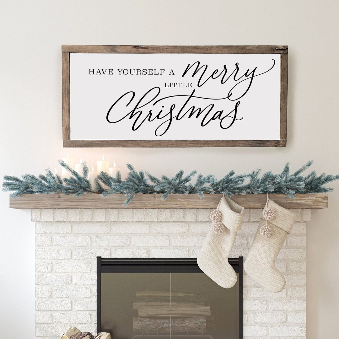 Have Yourself A Merry Little Christmas Christmas Sign - Etsy | Etsy (US)