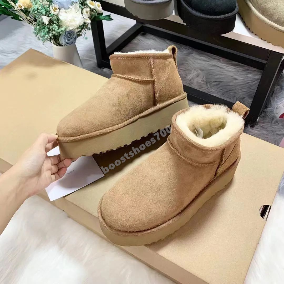 Australia Women Boot Designer Tasman Snow Winter Sheepskin Boots Fashion Ladies Tazz Platform Fur... | DHGate