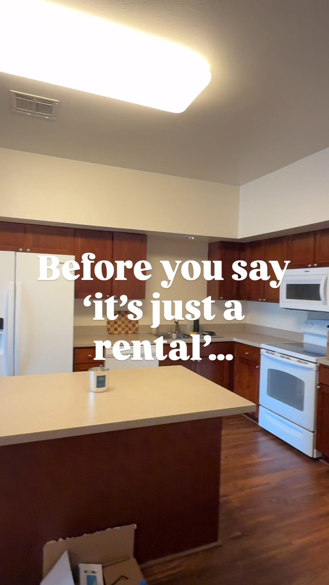 First time living in military on-post housing and I had to make the kitchen feel like me. A few renter-friendly swaps later and it feels way more like home. Backsplash, shelf, knobs, done!🏡✨

#LTKStyleTip #LTKHome #LTKSaleAlert