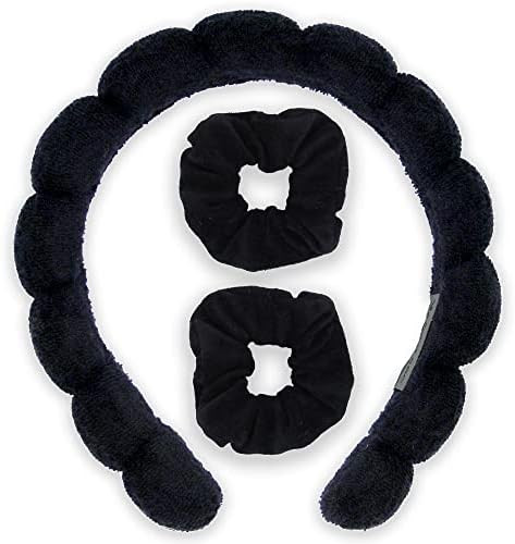 FROG SAC Puffy Spa Headband and Wristband Scrunchies for Girls, Skincare Headbands for Women Make... | Amazon (US)