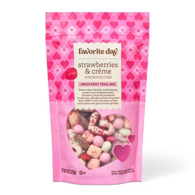 Valentine's Strawberry & Crème Snack Trail Mix - 8oz - Favorite Day™ | Target