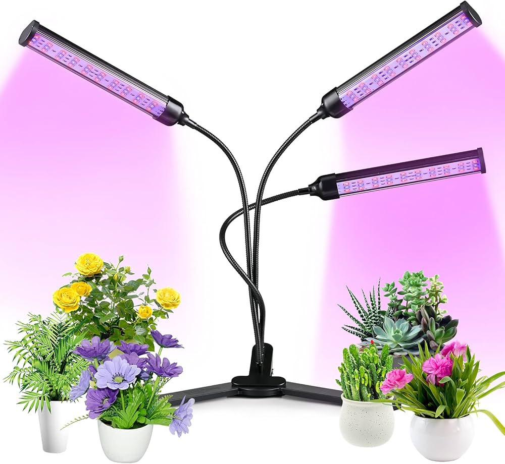 Grow Light for Indoor Plants - Adjustable LED Gooseneck Growing Light Strip,5V 3A Adapter Include... | Amazon (US)