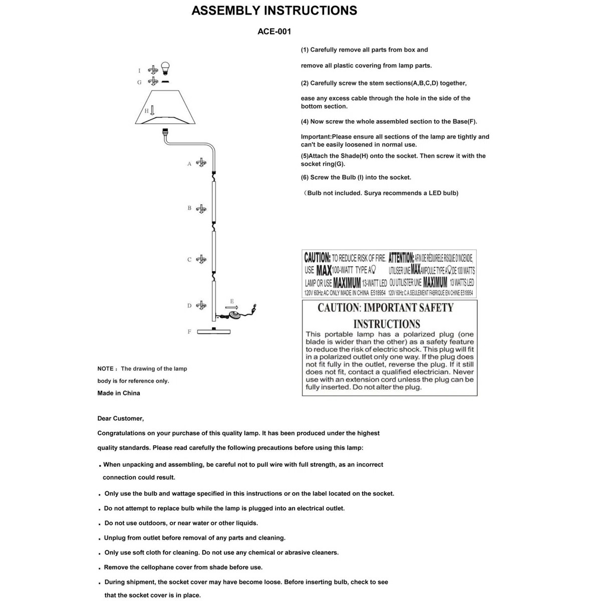 61'' Brass Swing Arm Floor Lamp | Wayfair North America