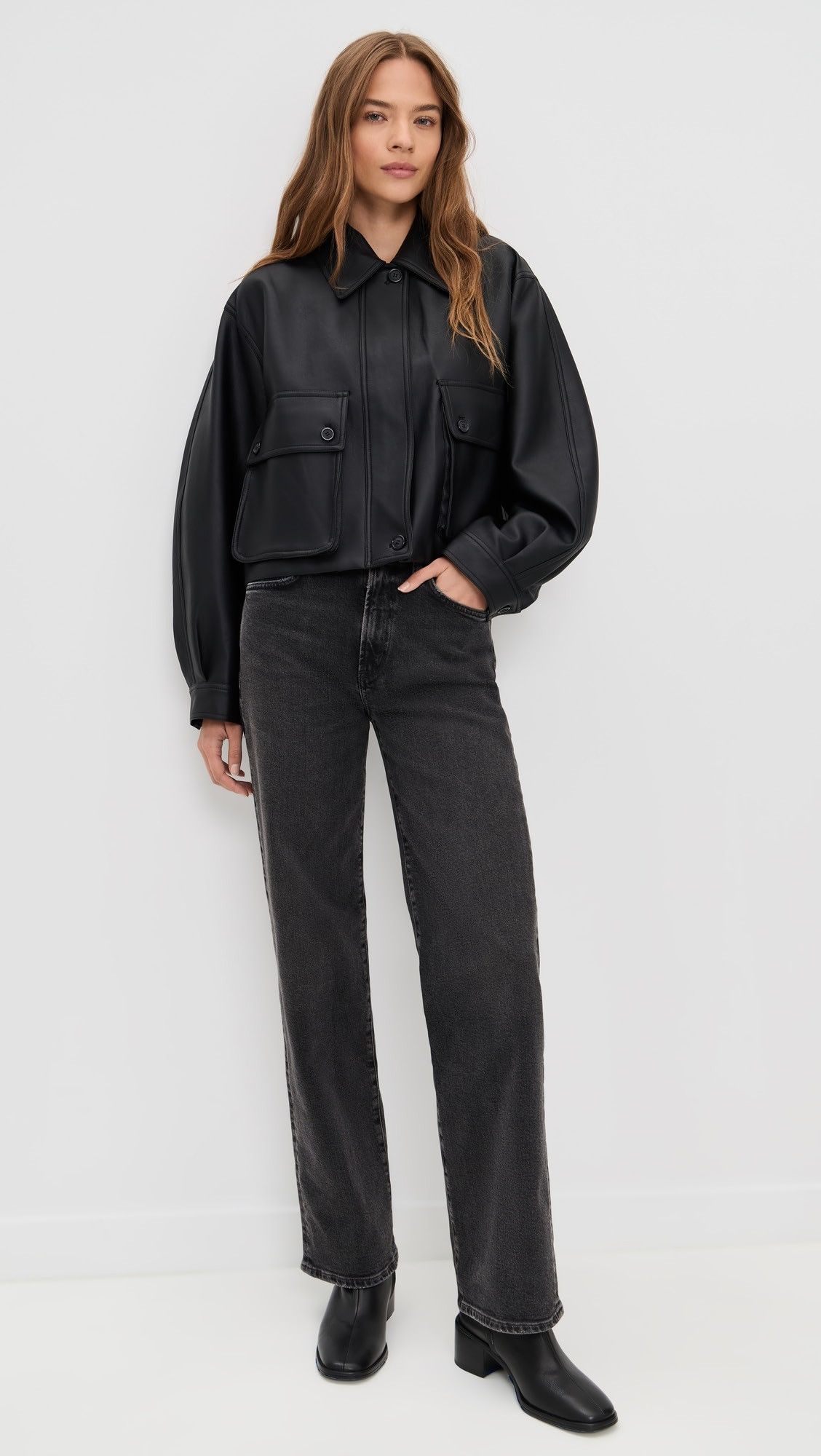 Mid Rise Relaxed Straight Harper Jeans | Shopbop