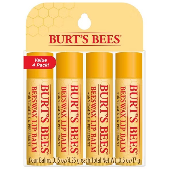 Burt's Bees Lip Balm - 4ct | Target